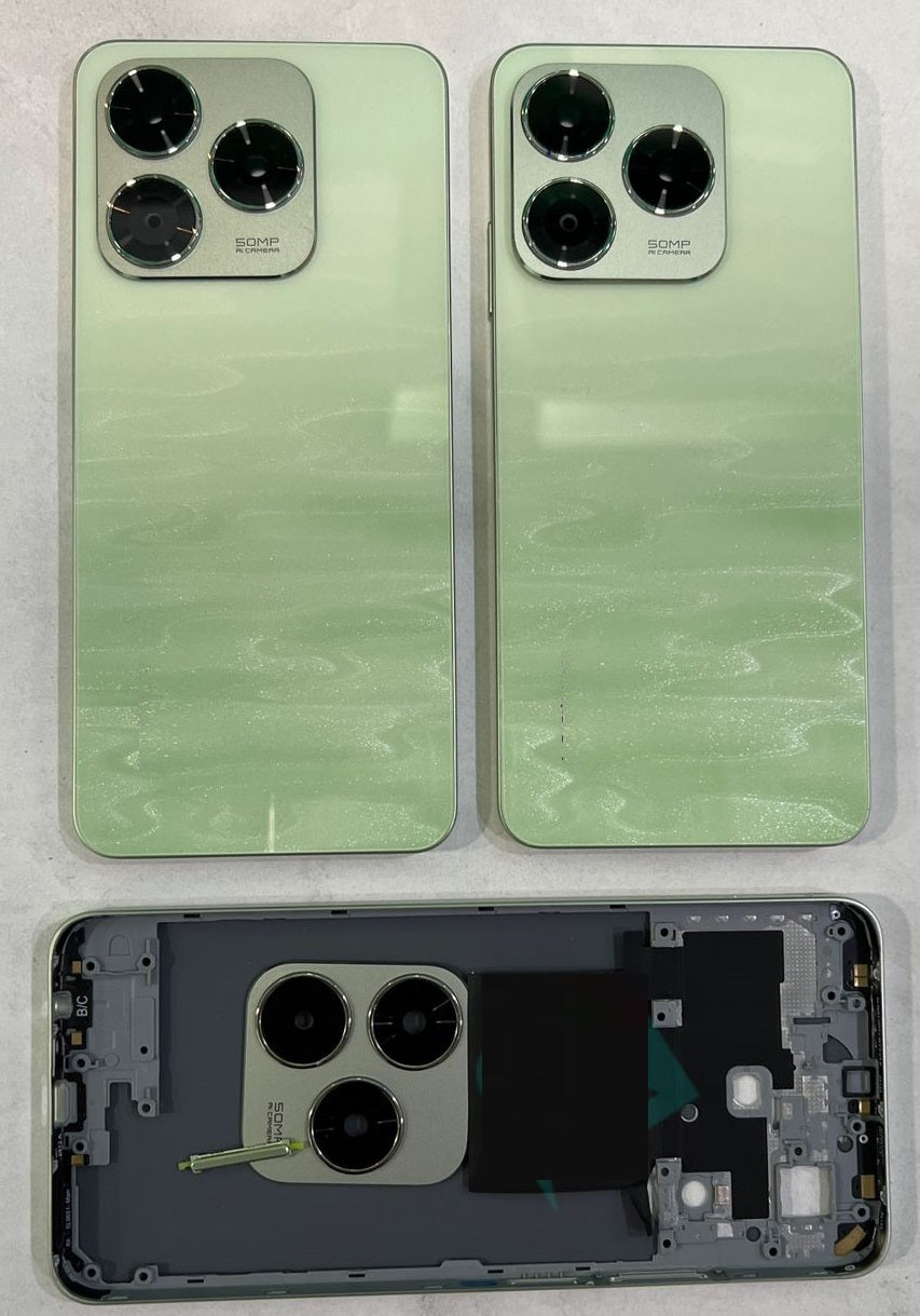 Back Panel Housing Body With camera lens for Realme C63 Green Back Panel Housing Body With camera lens for Realme C63 Green